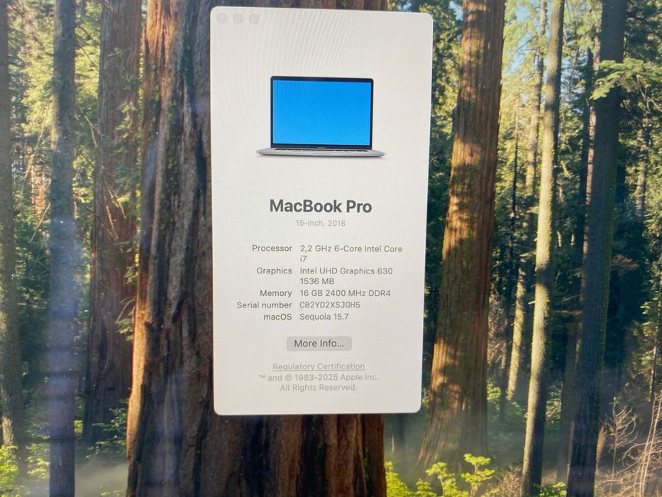 Macbook Pro 2018 i7 500GB 16 GB Sequoia Otimo Estado