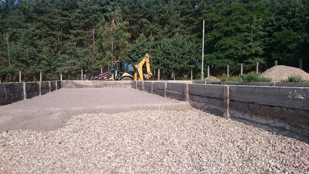 Żwirownia- Koparko-ładowarka, kamień, żwir, transport, piaski