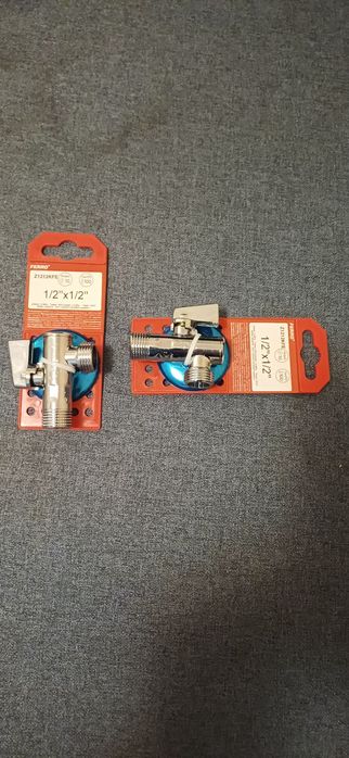 Zaworki  1/2" na 1/2" z filtrem