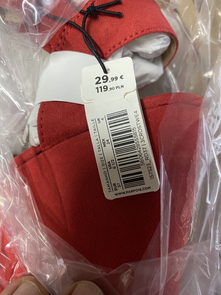 Box Parfois 7 par butów buty Koturn mix rozmiarów