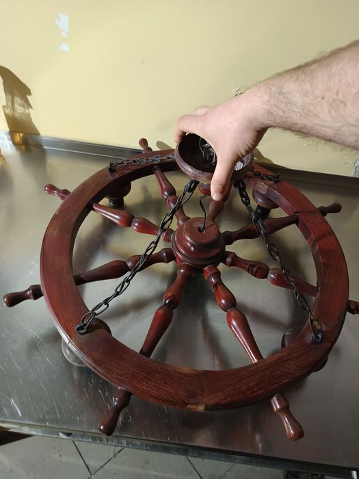 Żyrandol / Lampa - koło sterowe