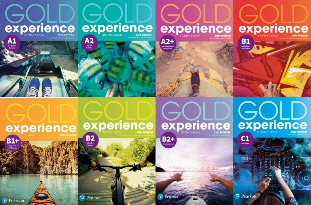 Gold Experience 2nd edition- A1,A2,A2+,B1,B1+,B2,B2+,C1