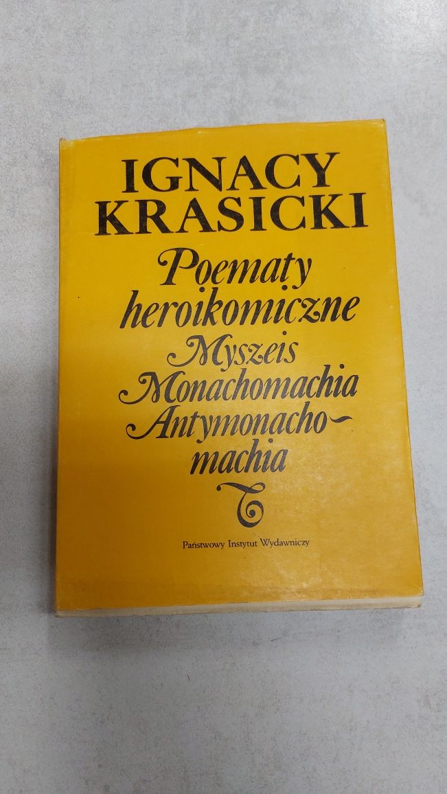 Poematy heroikomiczne. Ignacy Krasicki