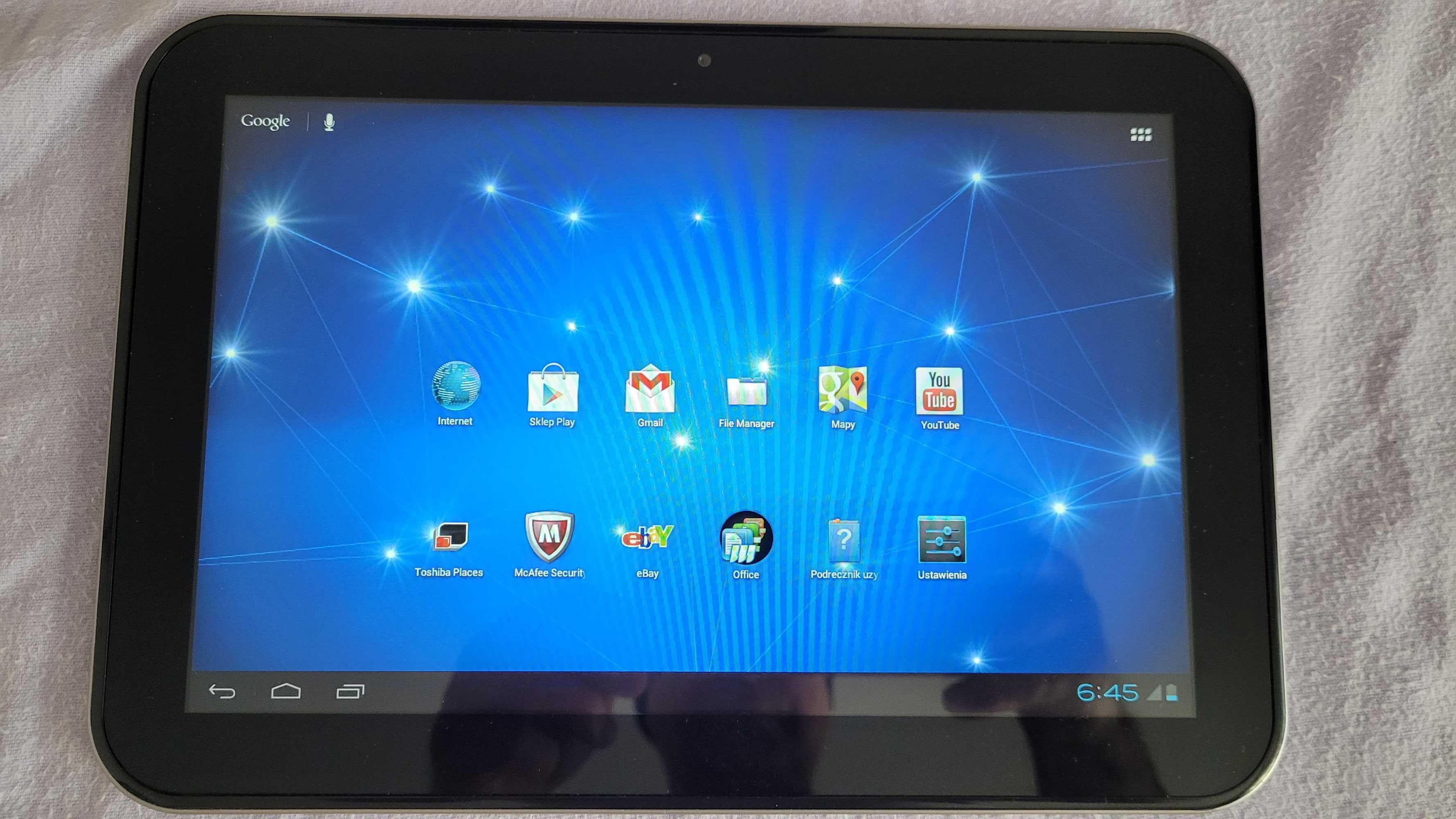 tablet  Toshiba  AT 300  niesprawny