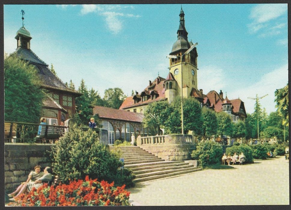 pocztówka - Świeradów Zdrój 1972 - dom zdrojowy