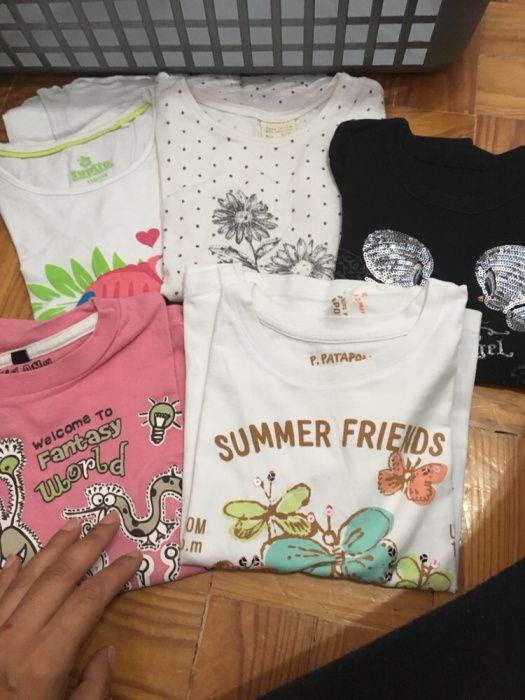 10 tshirts 5-6 anos