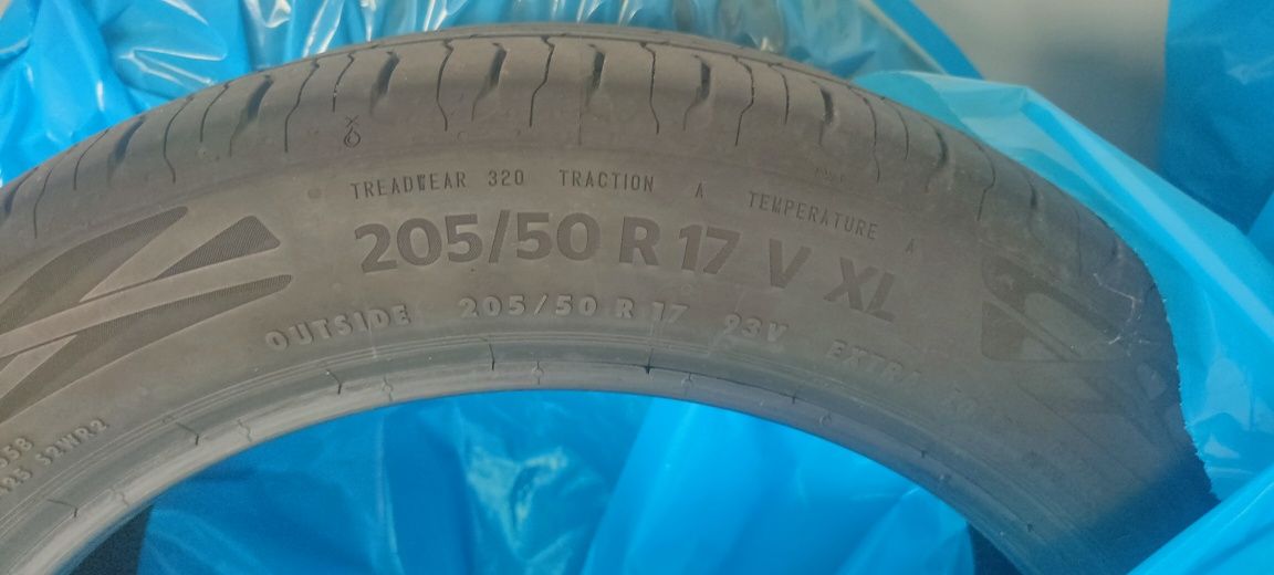 Opony letnie Continental 205/50 r17