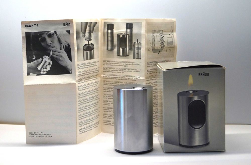 Zapalniczka Braun T2, lata 70/80, GERMANY