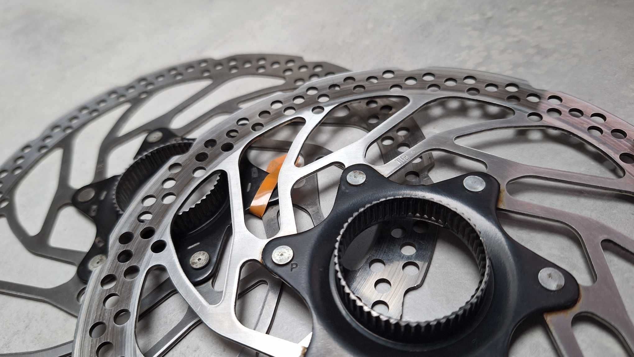 Dwie tarcze hamylcowe shimano 180 mm Centerlock