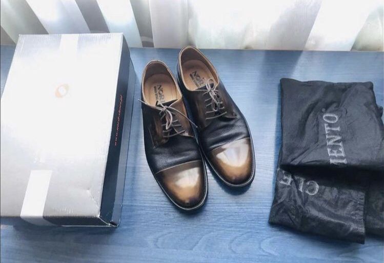 Туфли оксфорды кожаные