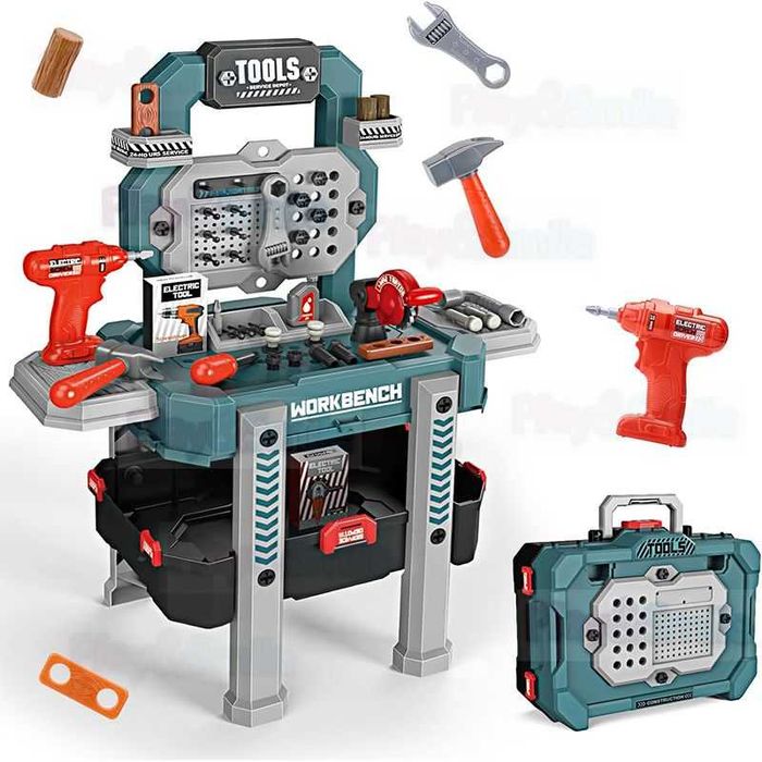 Warsztat dla dzieci warsztat stolik majsterkowicza narzędzia stół