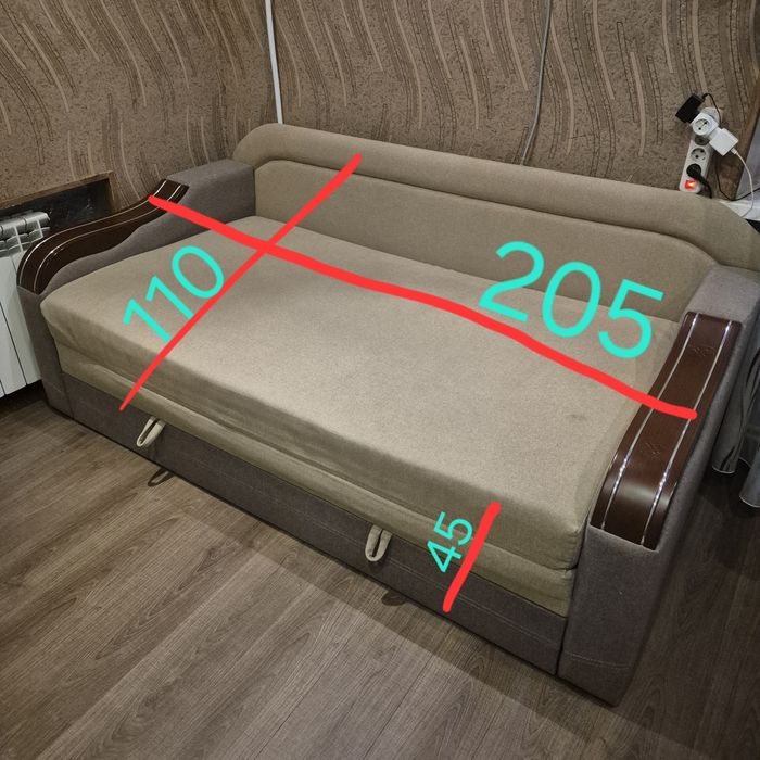 Диван спальний ВЕЛИКИЙ