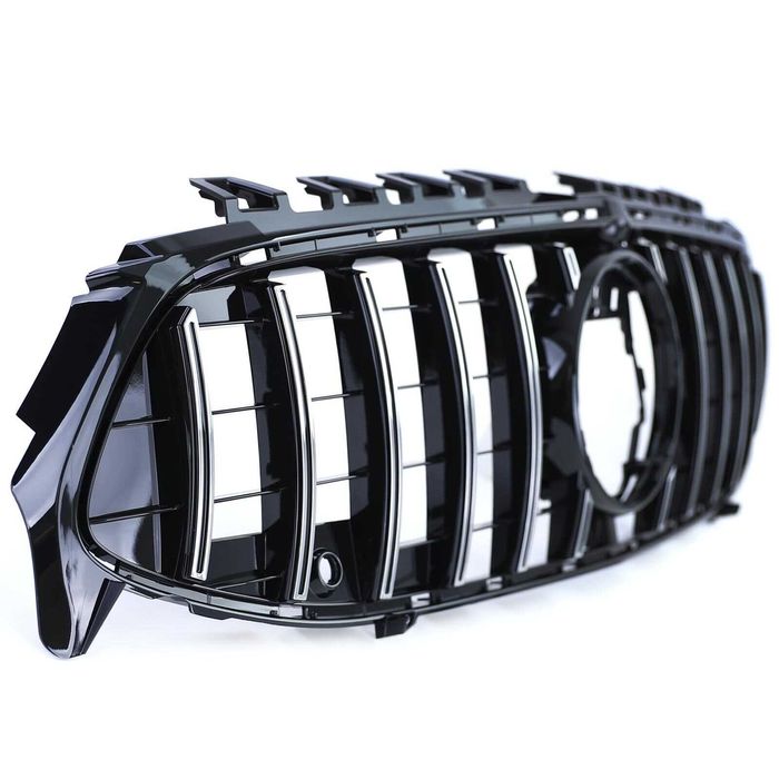 Grelha Panamericana Preto Brilhante Cromada MercedesCLA C118/X118 de19