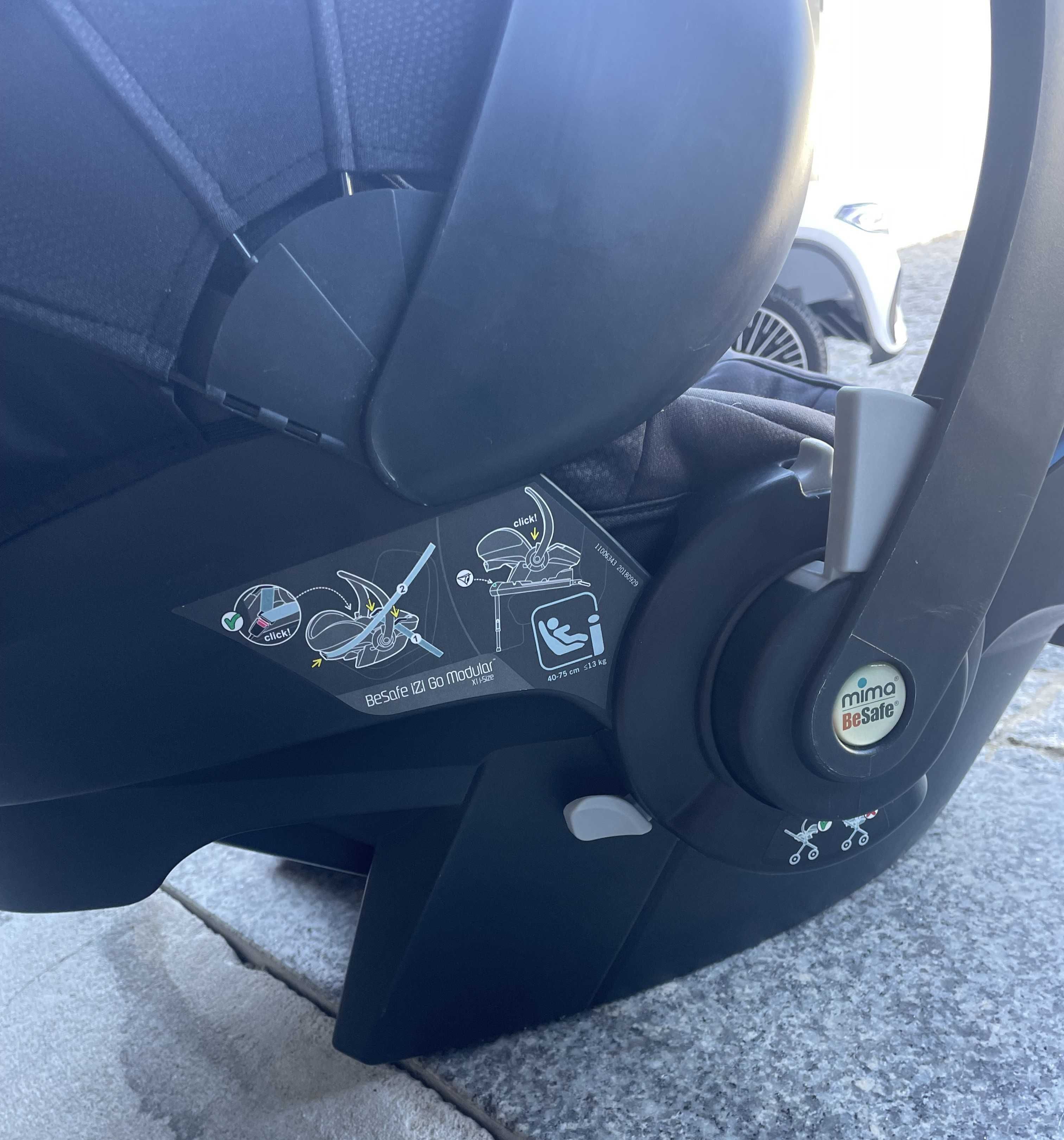 Ovo Mima Be Safe Izi Go Modular Preto + IsoFix