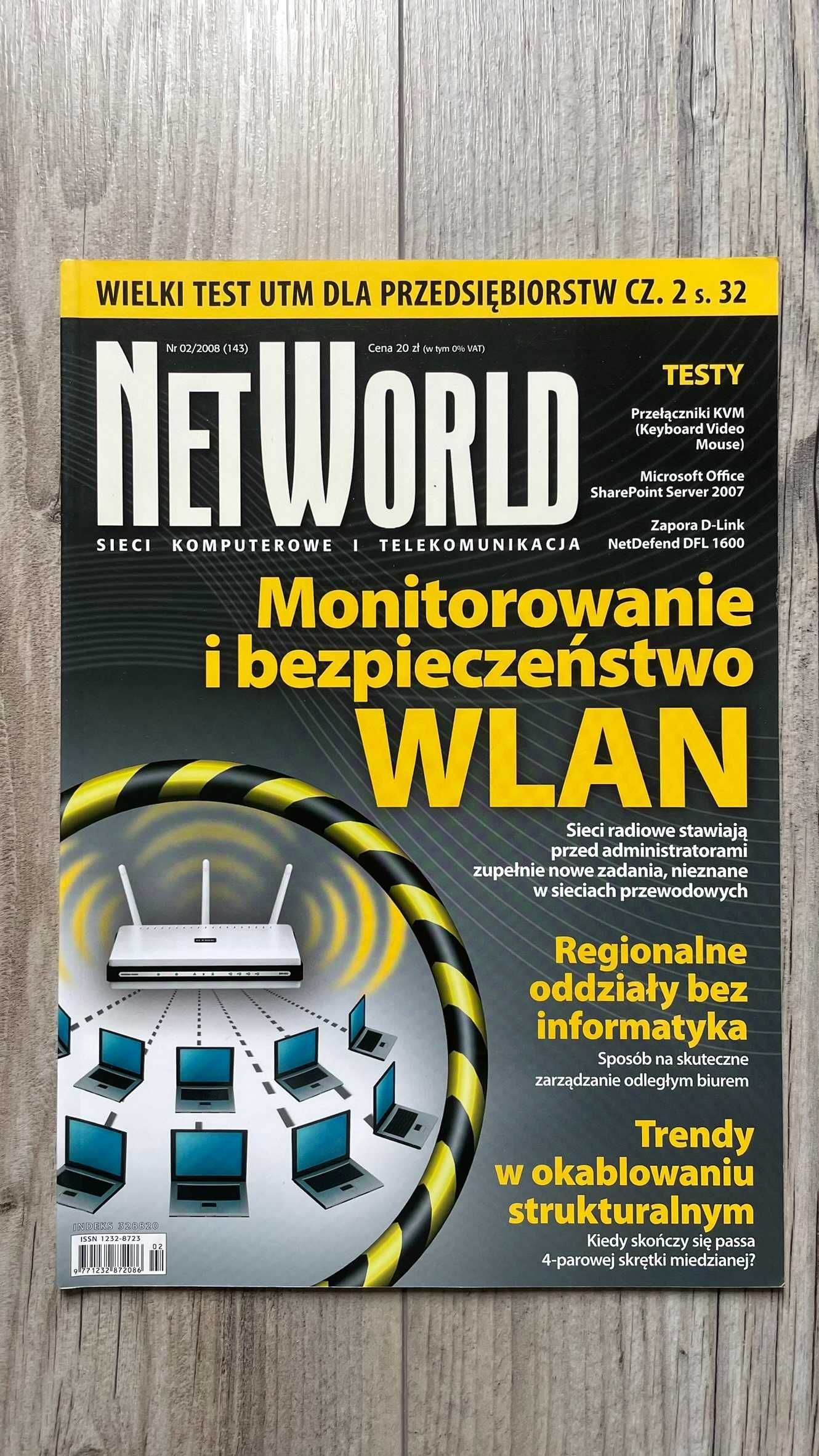 Komplet magazynów NetWorld z 2008 roku Net World