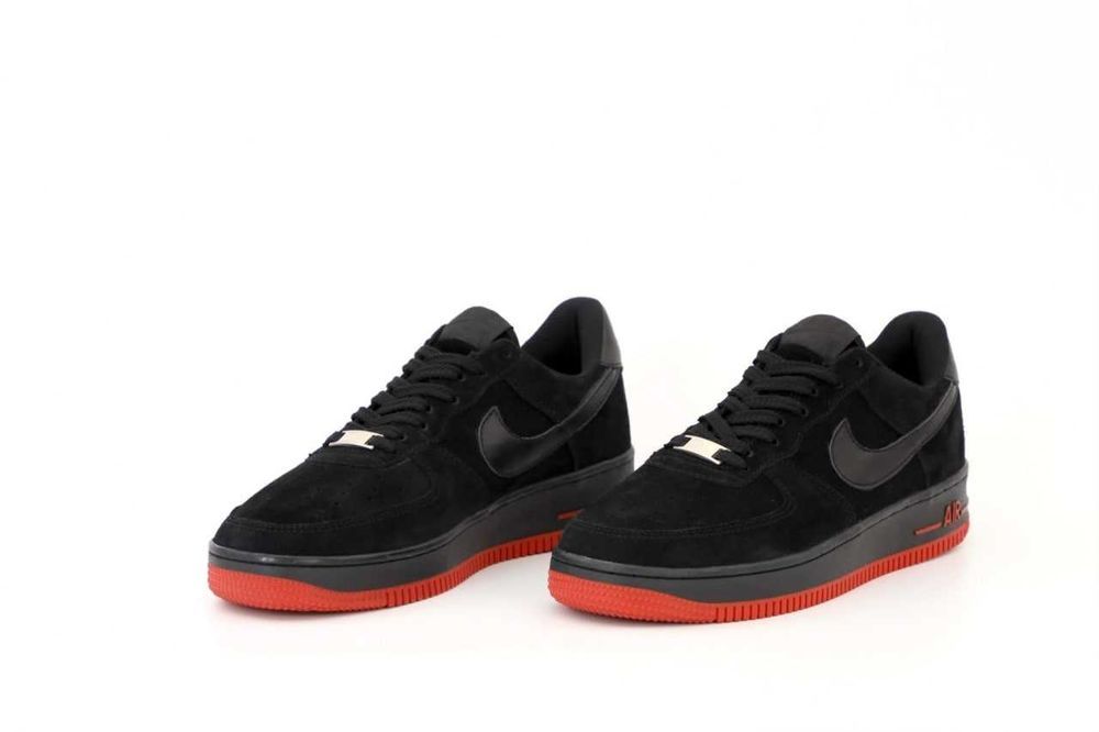 Кросівки Nike Air Force 1 Low black/red premium