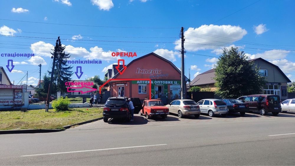 Оренда комерційного приміщення у м.Прилуки