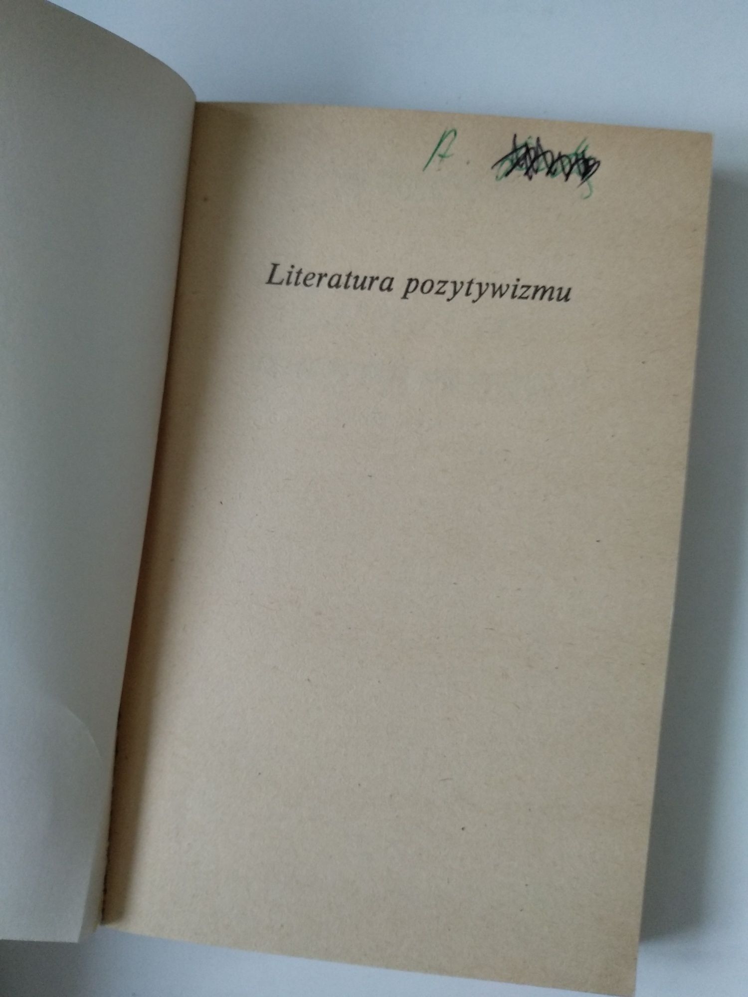 Literatura pozytywizmu - Henryk Markiewicz