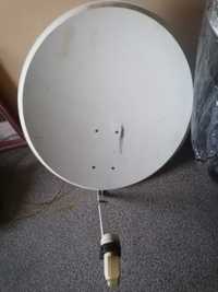 antena satelitarna 90cm plus konwerter podwójny