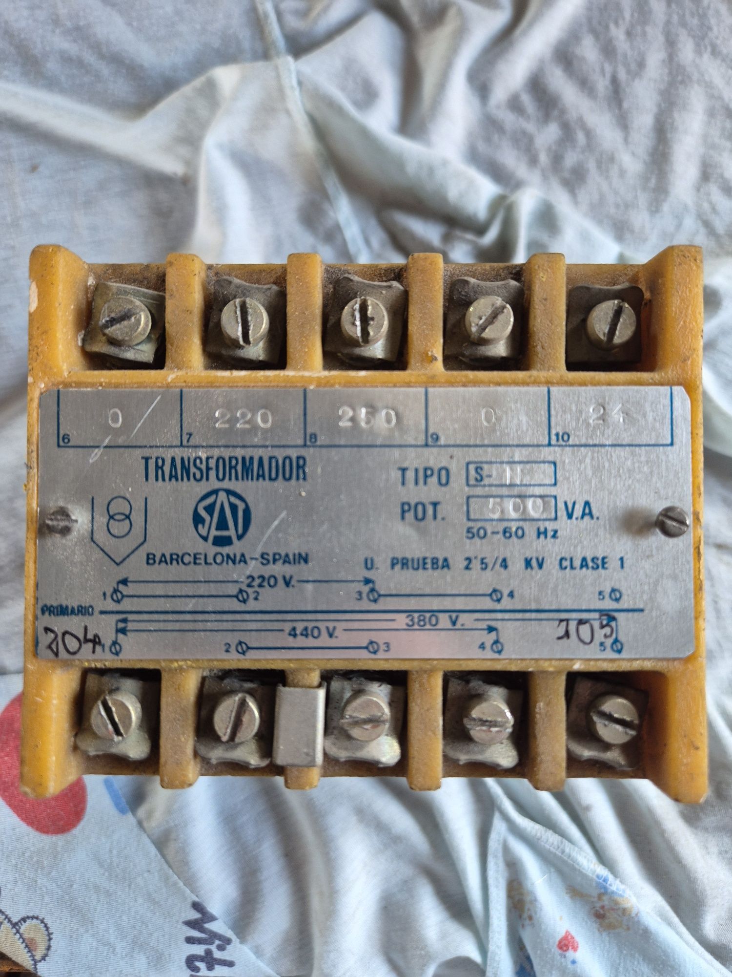 Transformator separacyjny bezpieczeństwa 500 v.a 400 v 24 v 220 v 250