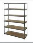 Regał magazynowy 213x120x60 5, 6, 7, 8 półek ocynkowany 150 kg nośność