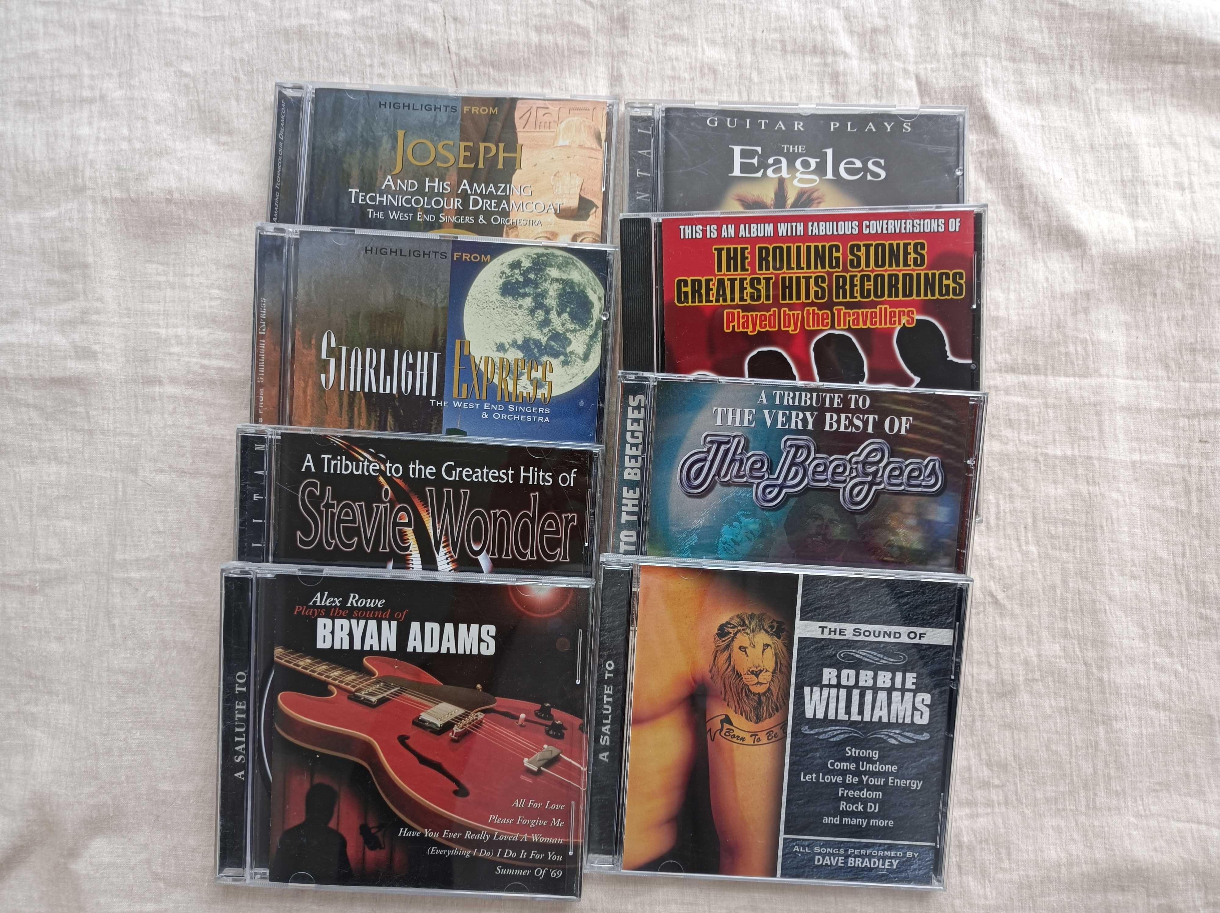 Lote 8 Cds de Tributo