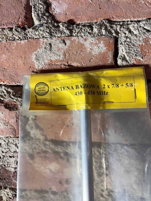 Antena bazowa ANTON POLSKA 430–438 MHz 2x7/8 + 5/8 – nowa, oryginalna