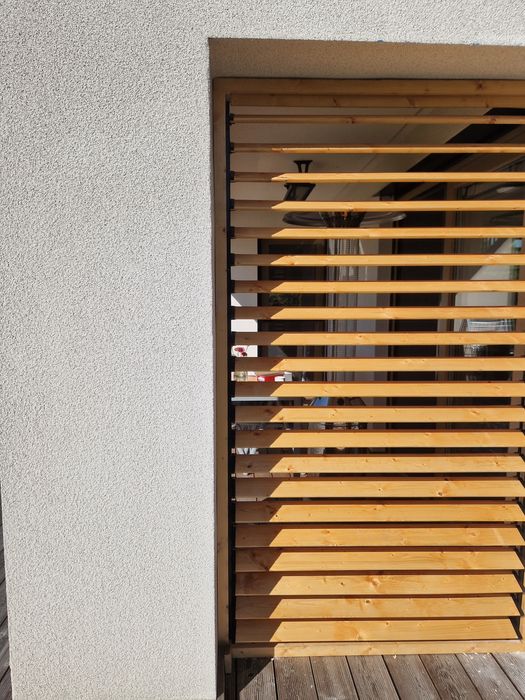 żaluzje ogrodowe, Ruchome deski,