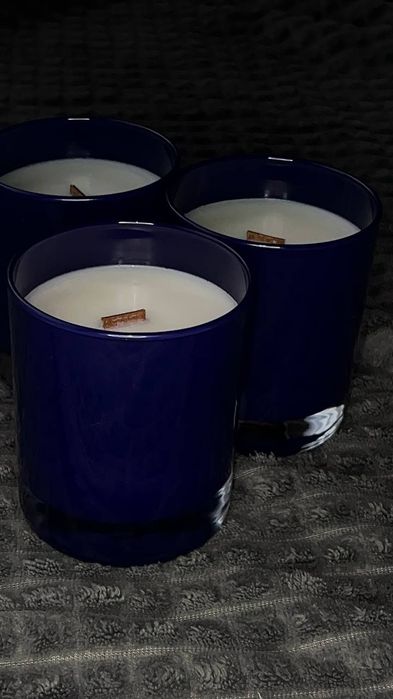 Аромасвічки ручної роботи з натурального кокосового воску