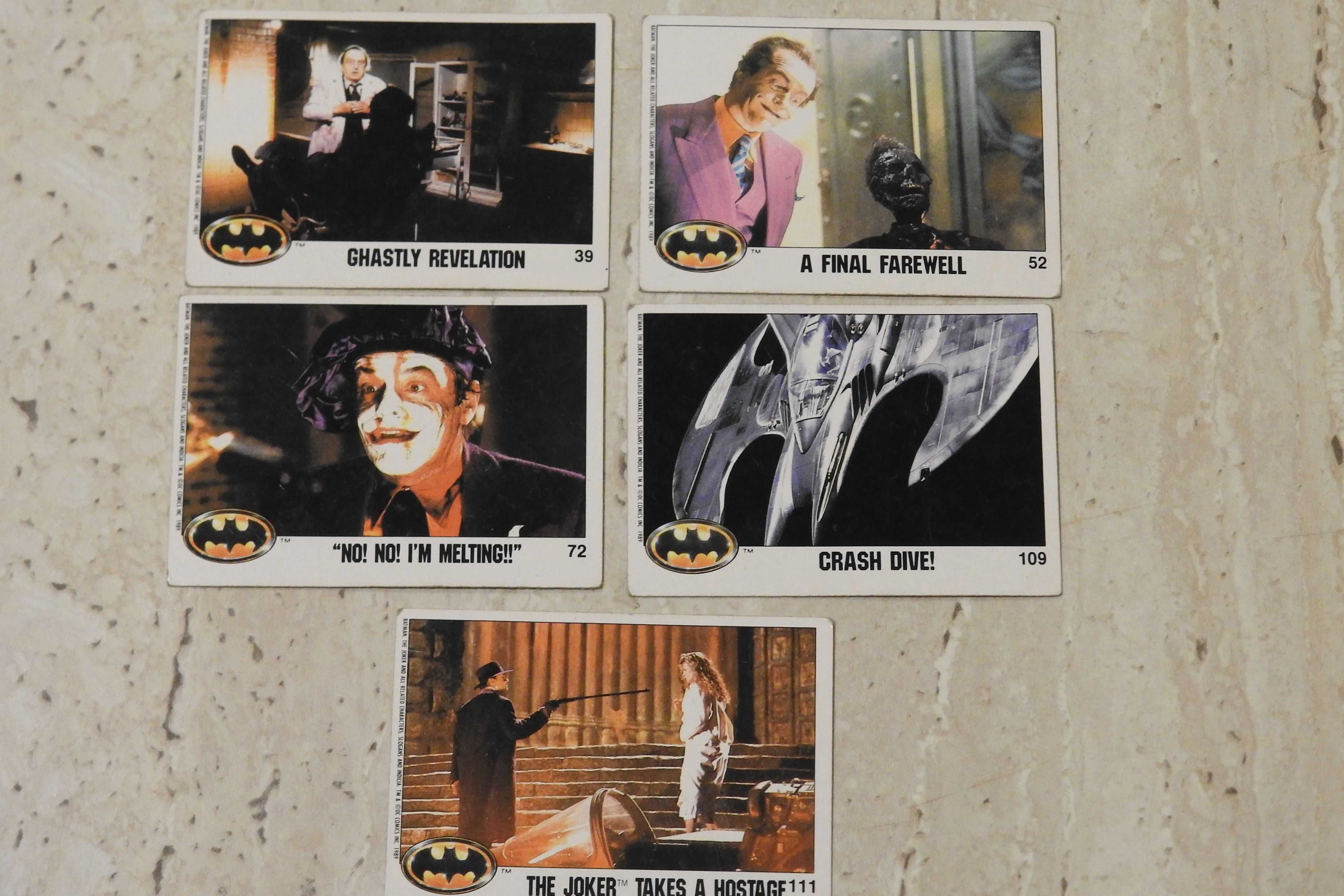 BATMAN karty DC Comics 1989 rok