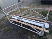 Wózek metalowy 180 dł, 100 szer, 80 wys.