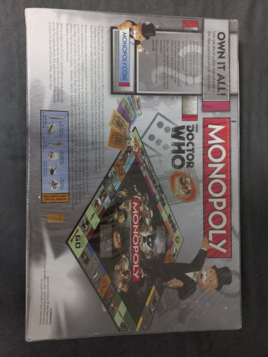 Gra Monopoly dr Who limited edition - nowa