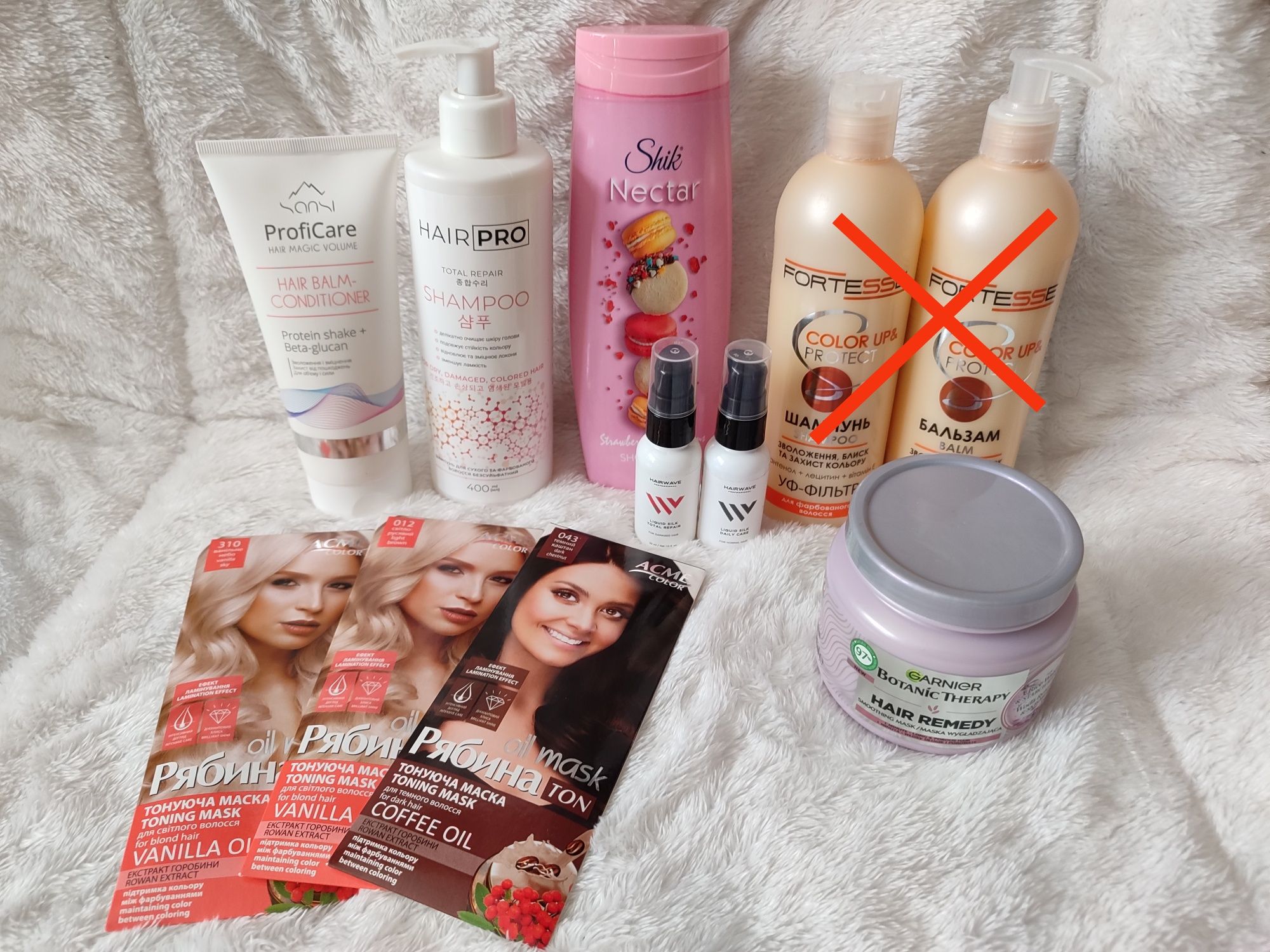 Garnier botanic therapy rice water маска для волос шампунь бальзам