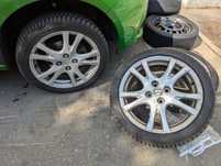 Felgi 16" 4x100 mazda 2 sport + wielosezonowe Yokohama Bluearth 4S
