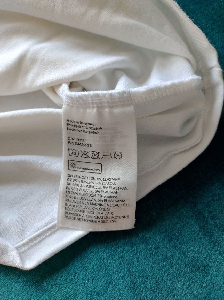 Koszulki ciążowe H&M rozm. S i XS 2 szt.