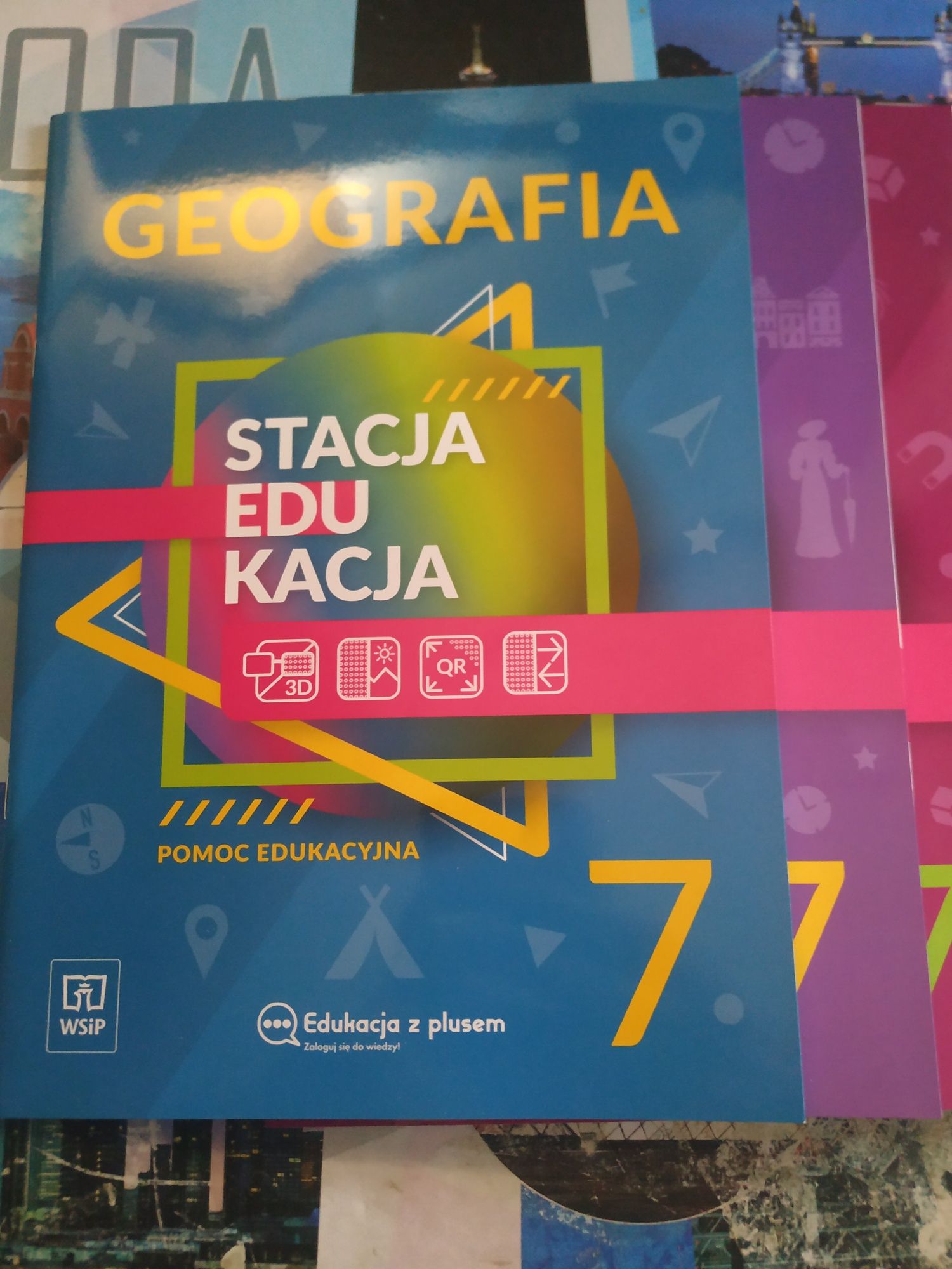 Stacja Edukacja 5 książek (chemia, biologia, geografia, historia, fiz)