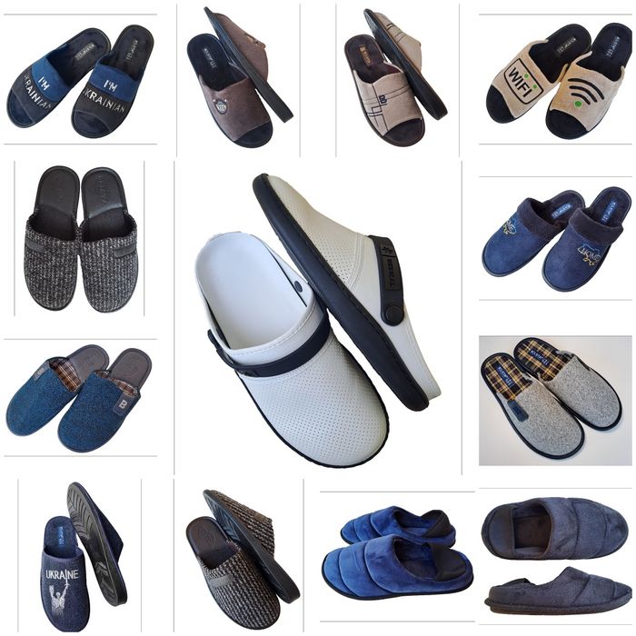 Капці чоловічі мужские тапки,р.41-46