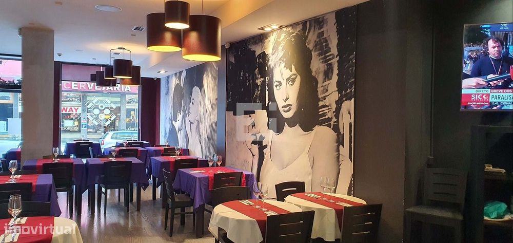 Trespasse  Restaurante com esplanada na Boavista