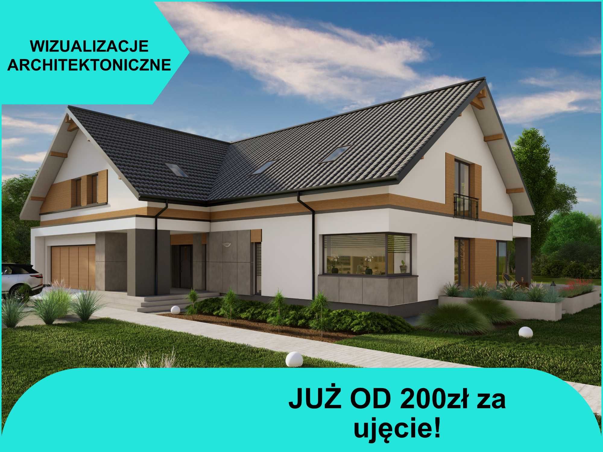 Wizualizacje budynków, grafik 3D