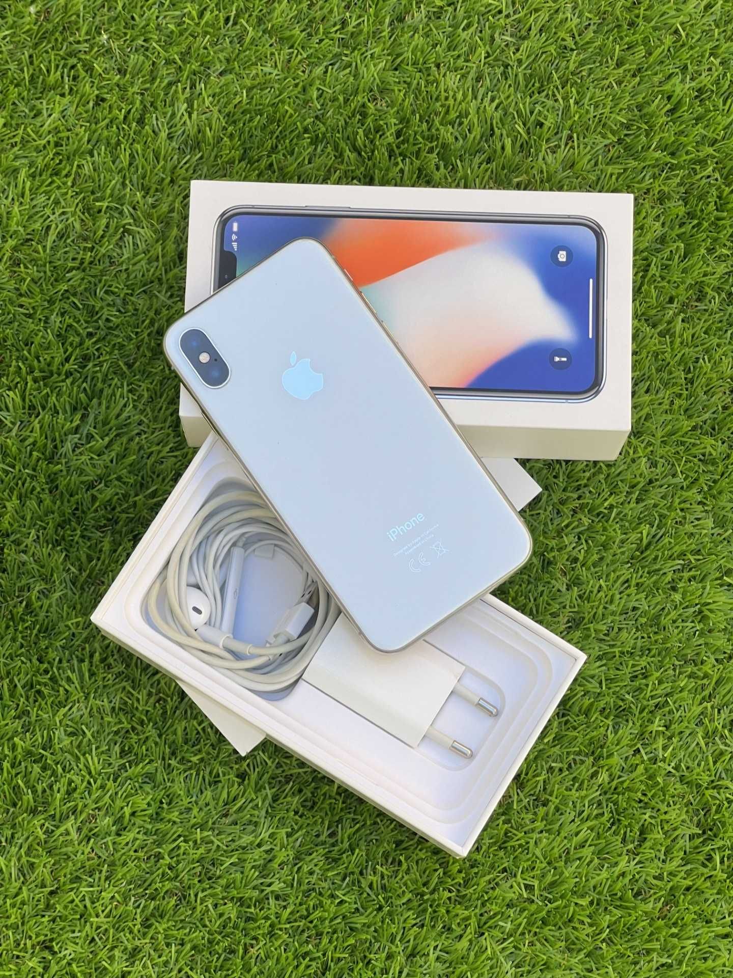 iPhone X, Silver 256gb