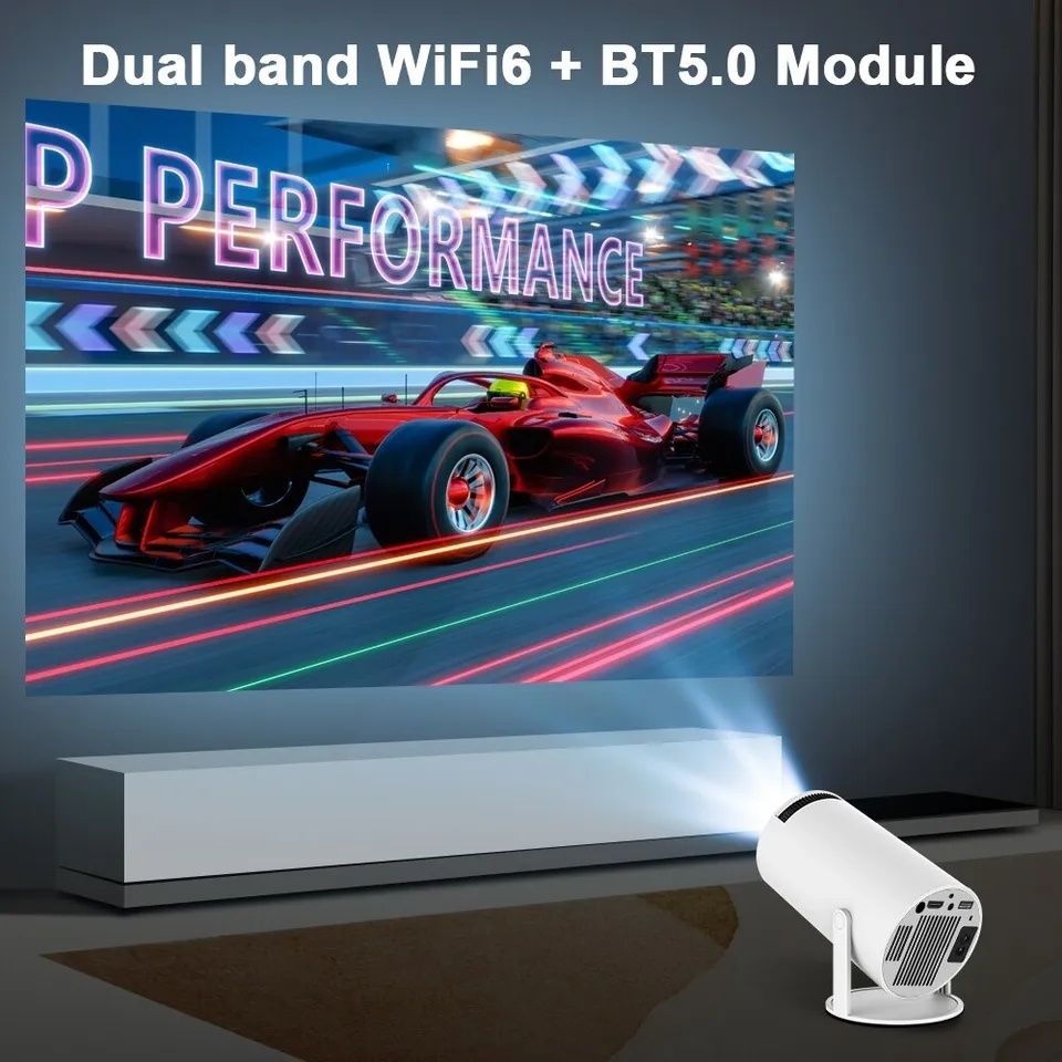 Проектор HY 300 з Wifi 6  Android 11 Bluetooth 130'