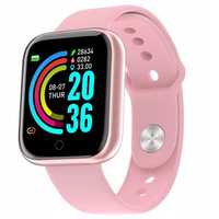 Smartwatch Zegarek Sportowy Kroki Kalorie Puls - Różowy