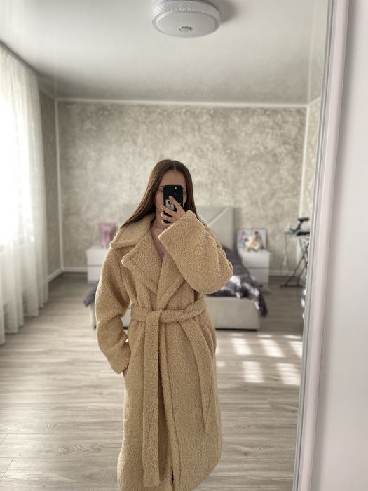 Пальто барашик, осіннє