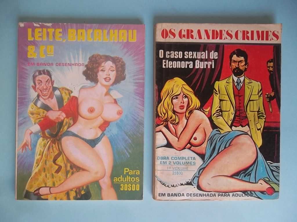 BD Erótica Portugal Press. Dípticos, Especiais e Mini-séries completas