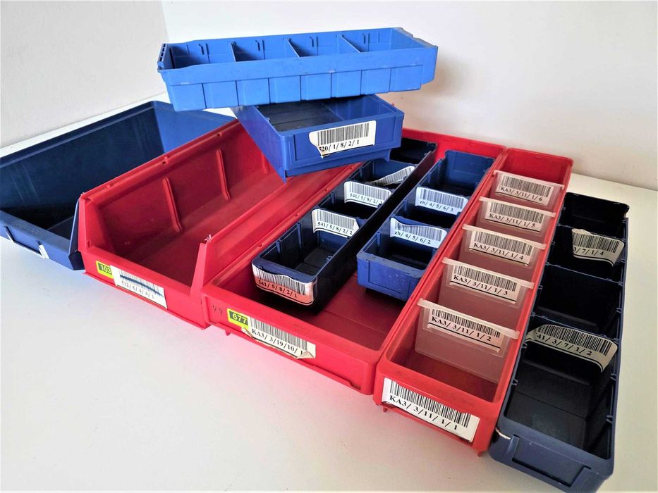 Pojemnik Plastikowy Kuweta Skrzynka Kosz Box Magazyn Warsztat Garaż