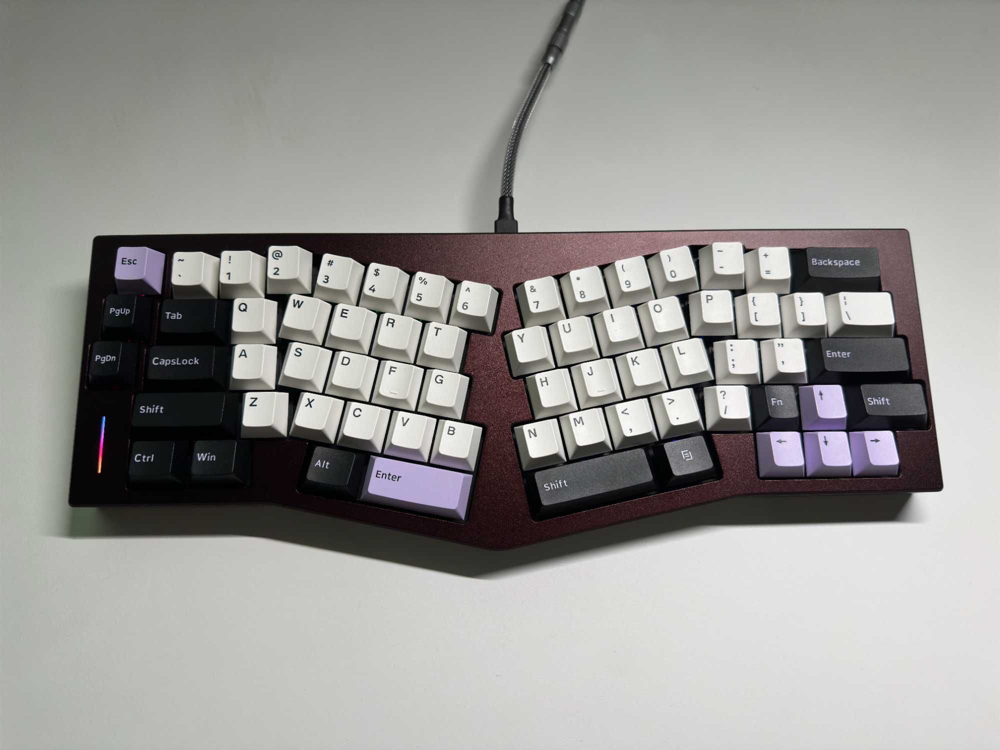 Teclado Mecânico Weikav Record Alumínio HotSwap Custom RGB VIA