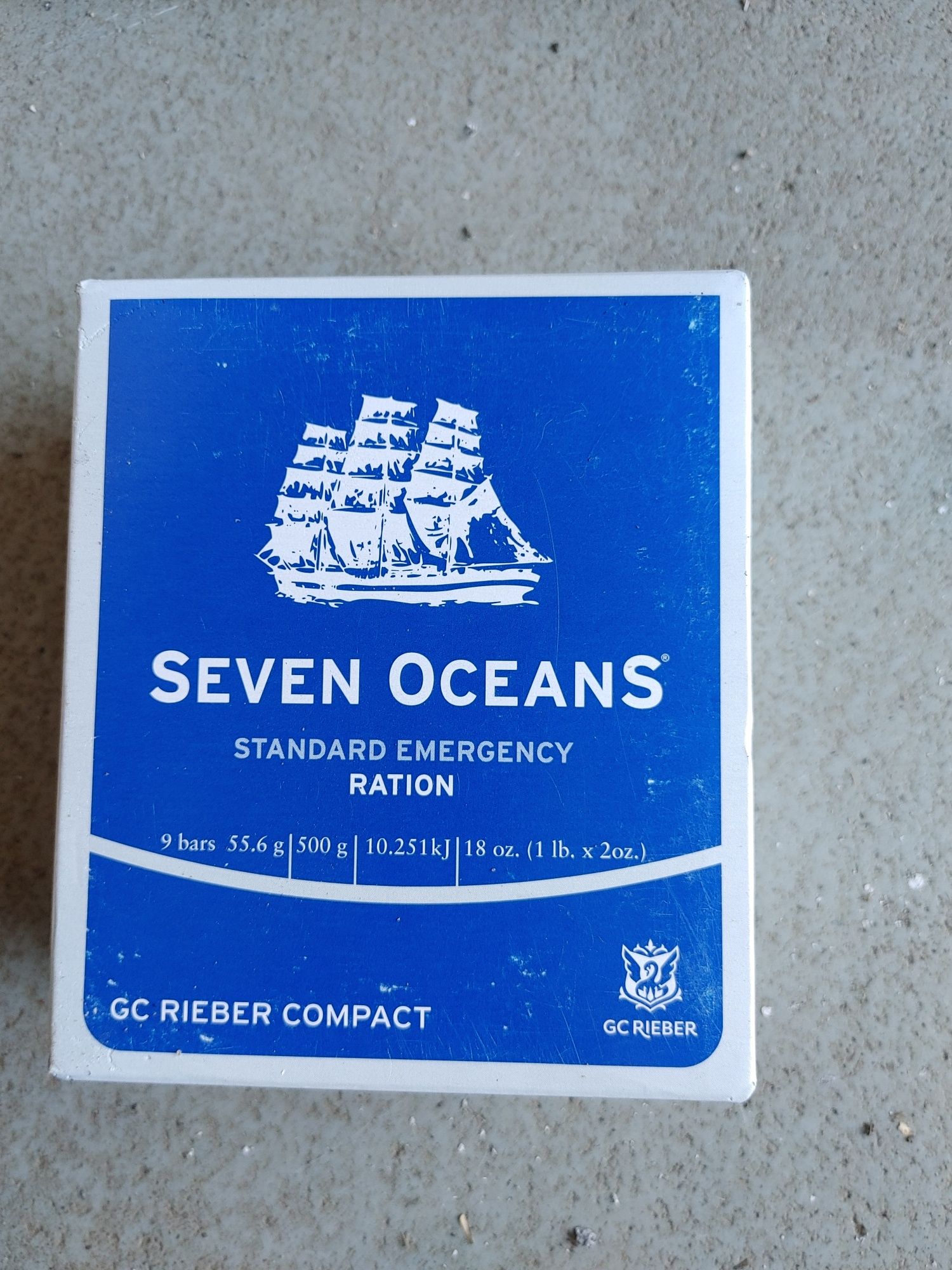 Racja żywnościowa Seven Oceans + woda