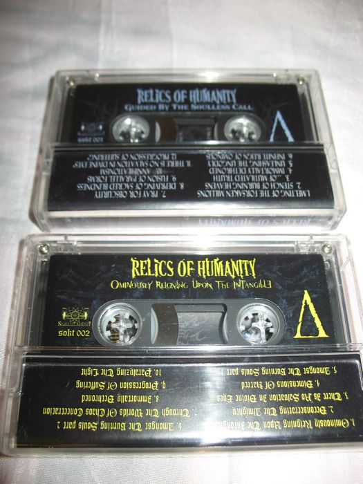 RELICS of HUMANITY два первых альбома на кассетах MC в коллекцию DEATH