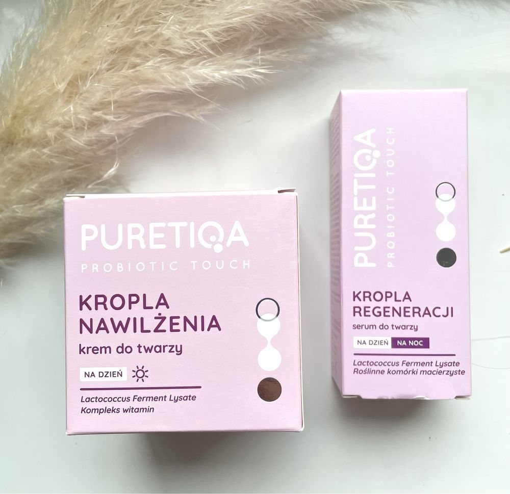 Zestaw Puretiqa Probiotic Touch Krem do twarzy + serum probiotyczne