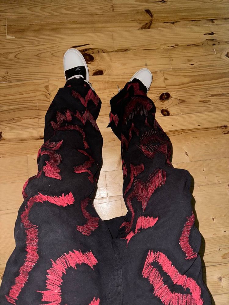 Boss Boi Barbi Pants Red Широкі